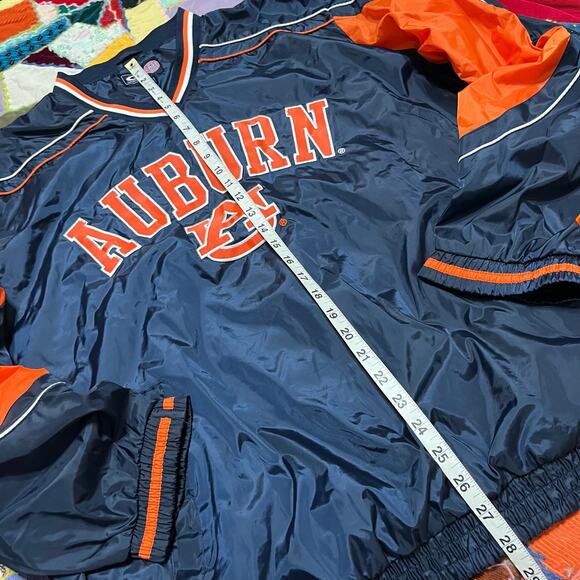 Auburn Tigers Navy and Orange Windbreaker Sports Jacket XL - Picture 5 of 7